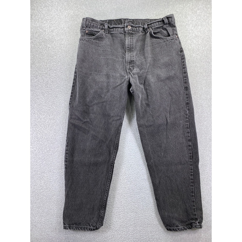 Levi's VTG 550 Black Tab 40x30 (Fits 37x29) Made In USA Tapered Leg Jeans 90s